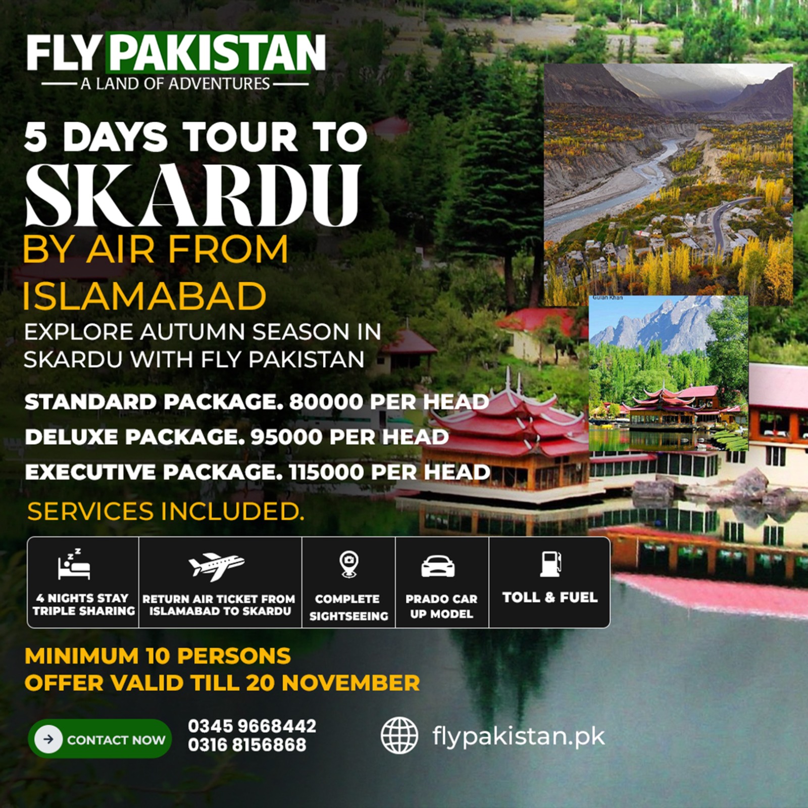 Book Deal By Air Skardu From Islamabad
